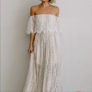 Baltic Born Caroline off white lace dress